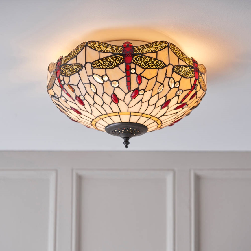 Endon 70723 - Deckenleuchte LIBELLE 2xE27/60W/230V d 41 cm