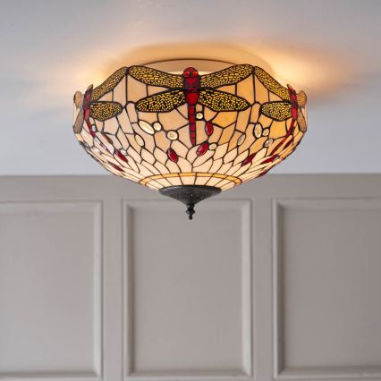 Endon 70723 - Deckenleuchte LIBELLE 2xE27/60W/230V d 41 cm