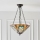 Endon 70750 - Kronleuchter mit Kette Tiffany HECTOR 3xE27/60W/230V Ø 40 cm