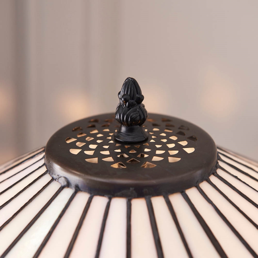 Endon 70935 - Tiffany-Tischlampe FARGO 2xE27/60W/230V Ø 41,5 cm