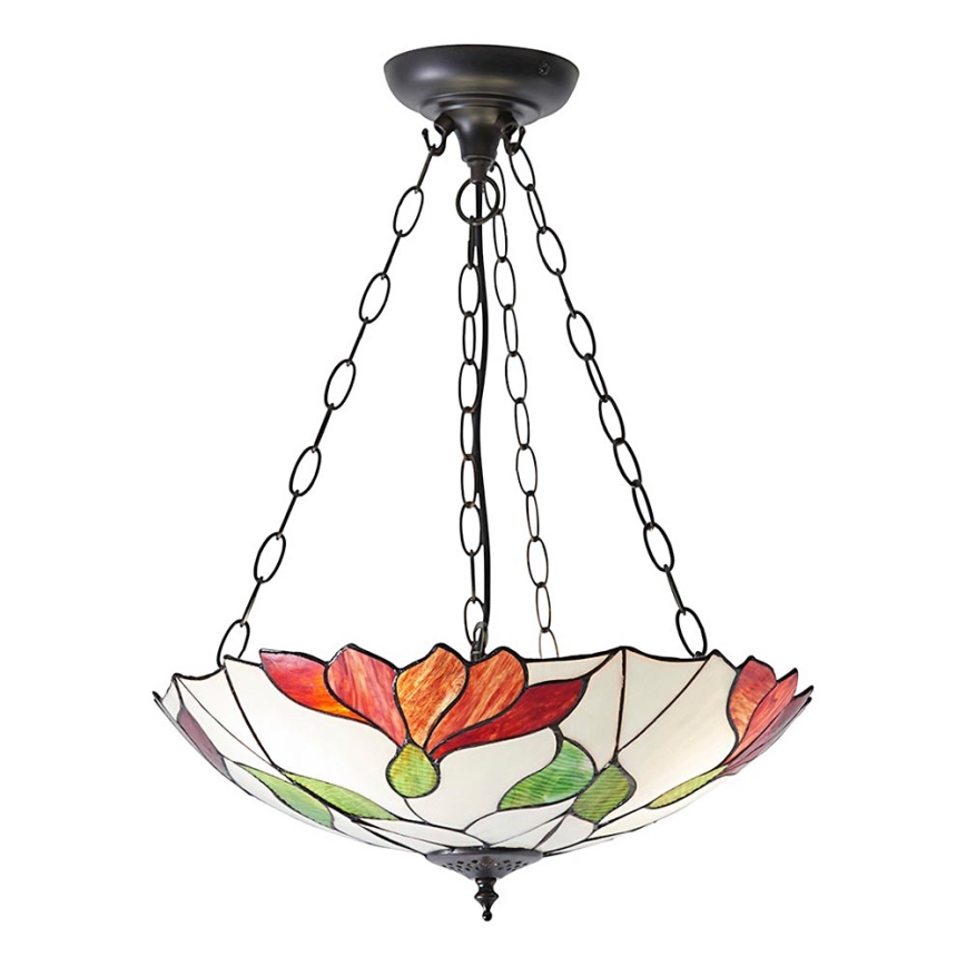 Endon 70946 - Hängeleuchte an Kette BOTANICA 3xE27/60W/230V d 45 cm