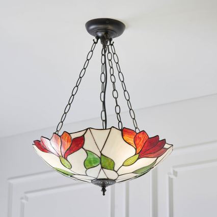 Endon 70946 - Hängeleuchte an Kette BOTANICA 3xE27/60W/230V d 45 cm