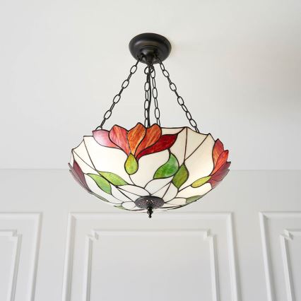 Endon 70946 - Hängeleuchte an Kette BOTANICA 3xE27/60W/230V d 45 cm