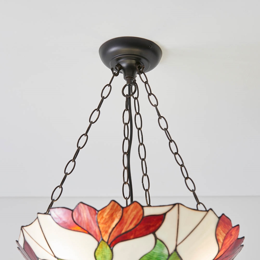 Endon 70946 - Hängeleuchte an Kette BOTANICA 3xE27/60W/230V d 45 cm