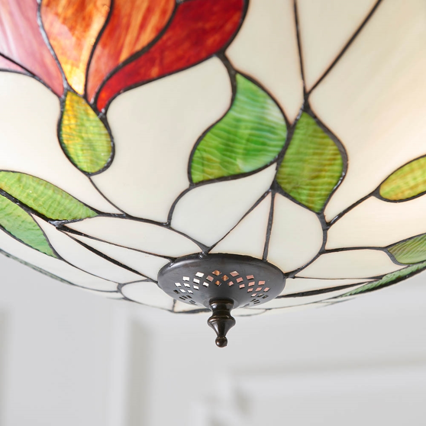 Endon 70946 - Hängeleuchte an Kette BOTANICA 3xE27/60W/230V d 45 cm