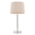 Endon 72175 - Tischlampe mit USB-Anschluss SYON 1xE14/40W/230V glänzender Chrom/Beige