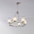 Endon 74128 - Kronleuchter an Kette EASTON 6xE14/6W/230V glänzendes Chrom