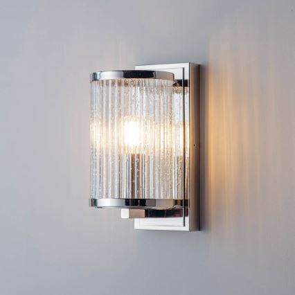 Endon 76259 - Wandleuchte EASTON 1xE14/6W/230V glänzendes Chrom