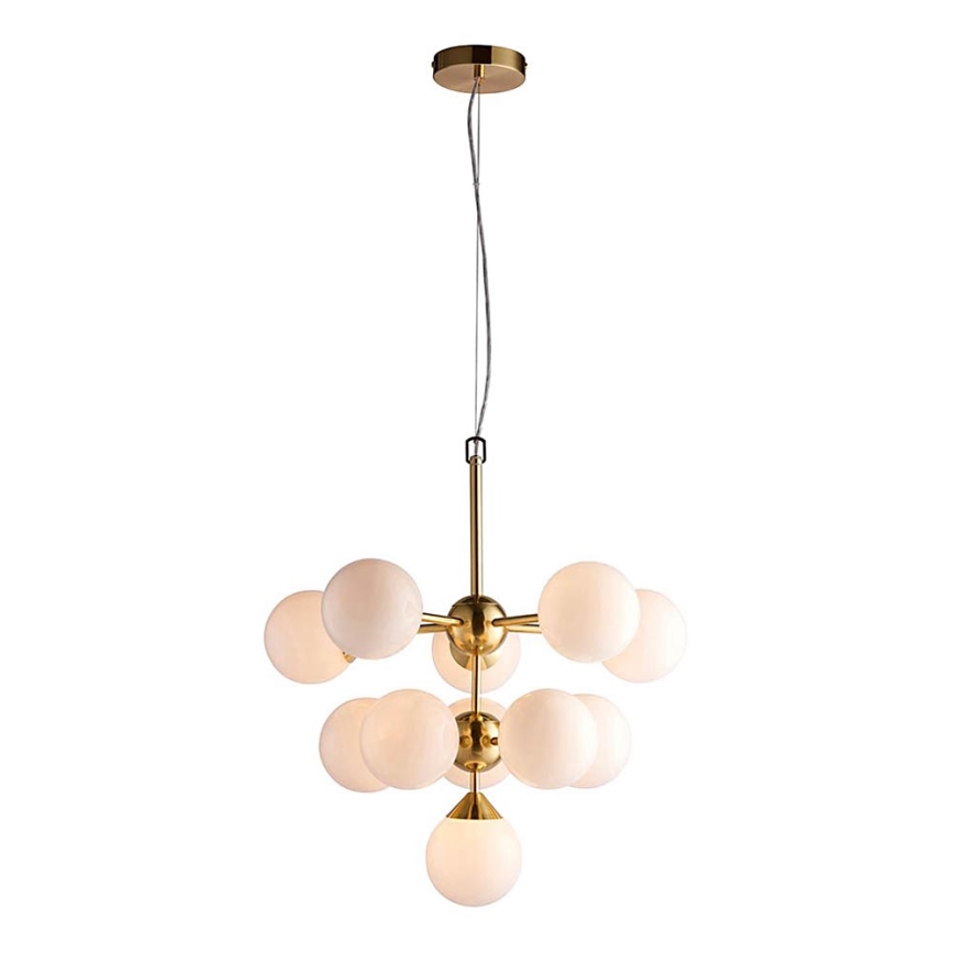 Endon 76500 - Hängeleuchte OSCAR 11xG9/18W/230V Messing