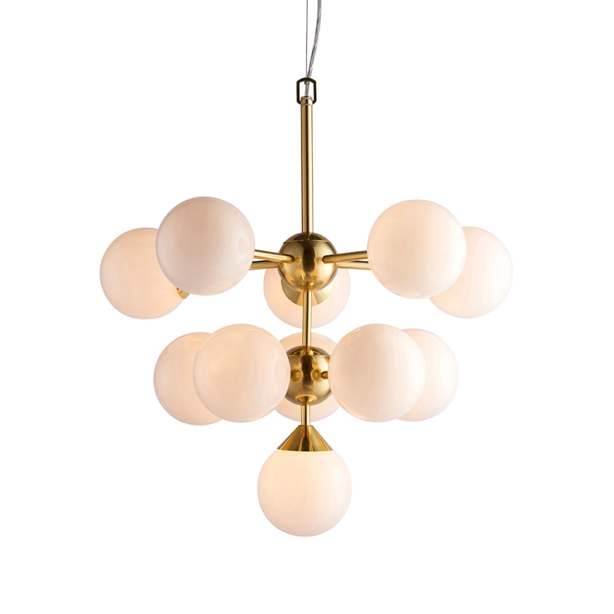 Endon 76500 - Hängeleuchte OSCAR 11xG9/18W/230V Messing