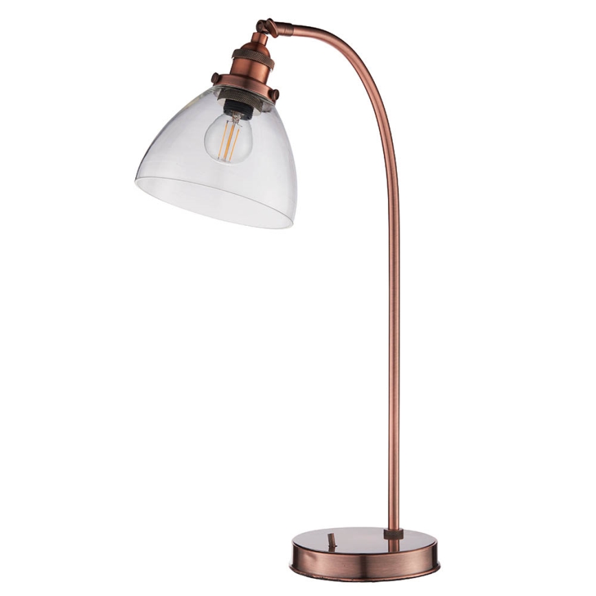 Endon 77861 - Tischleuchte HANSEN 1xE27/40W/230V kupfern