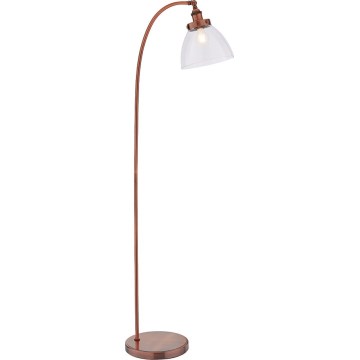 Endon 77862 - Stehleuchte HANSEN 1xE27/40W/230V kupfern