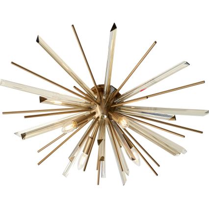 Endon 81937 - Deckenleuchte 4xE14/40W/230V, Ø 80 cm, goldfarben