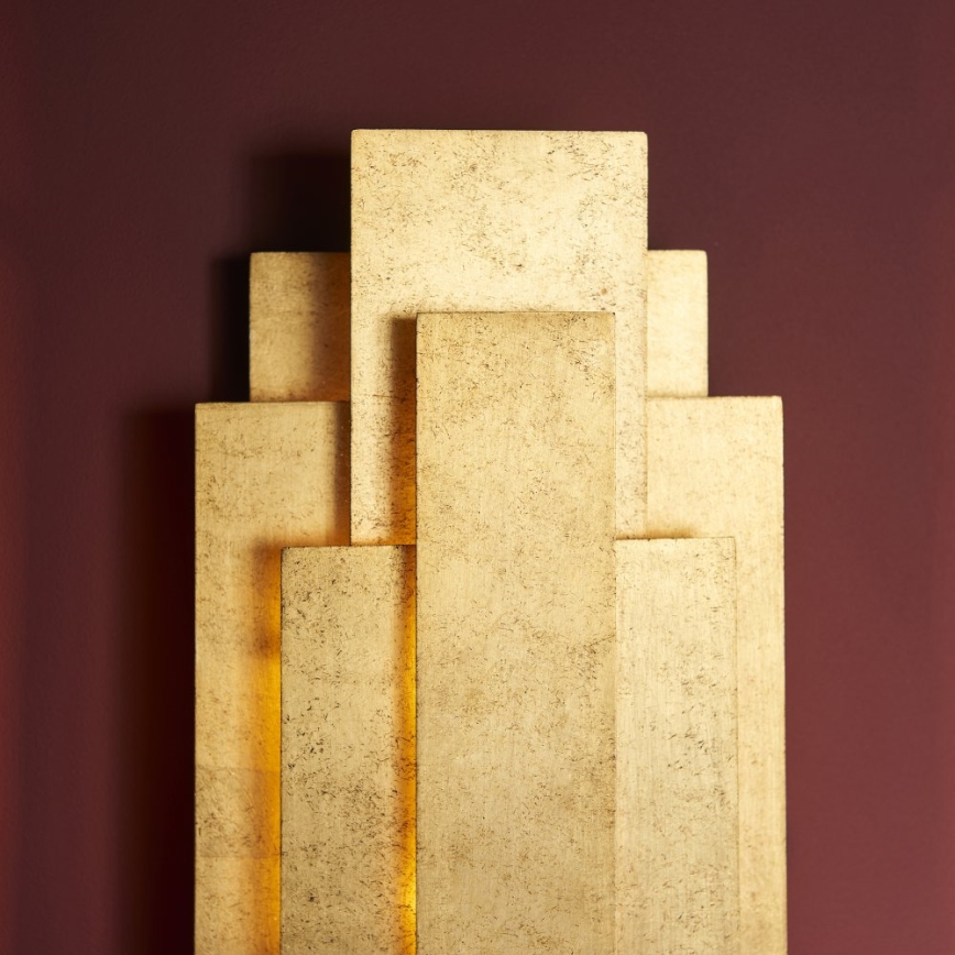 Endon 90452 - Wandleuchte ALZARE 2xG9/3W/230V golden