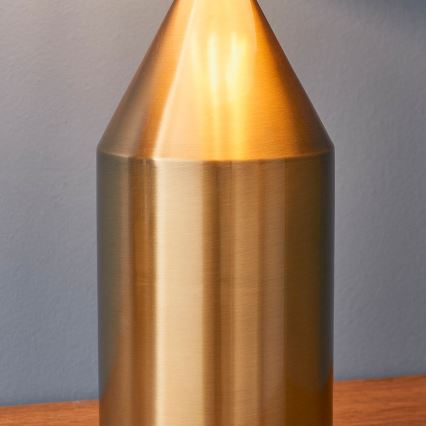 Endon 90522 - Tischlampe NOVA 1xE27/60W/230V Messing