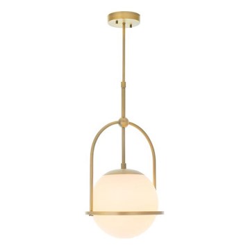 Endon 90844 - Stabpendelleuchte ONTARIO 1xE27/10W/230V Messing