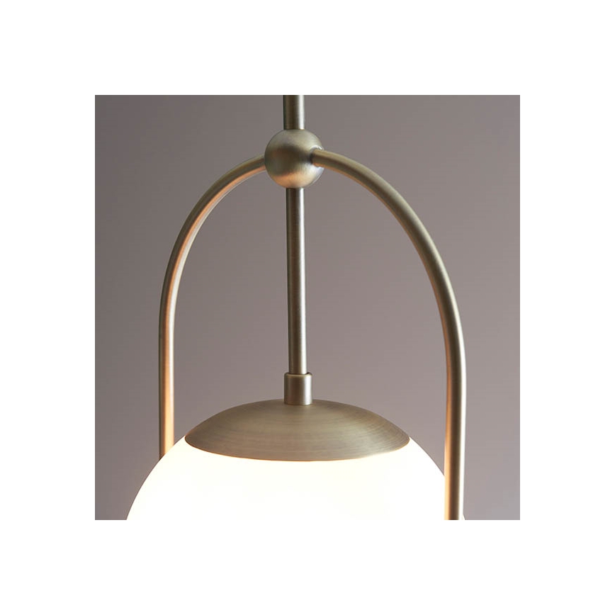 Endon 90844 - Stabpendelleuchte ONTARIO 1xE27/10W/230V Messing