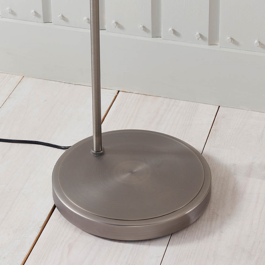 Endon 91741 - Stehleuchte HANSEN 1xE27/40W/230V, mattchrom