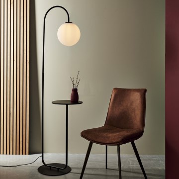 Endon 92424 - Stehleuchte HALO 1xE14/7W/230V schwarz/weiß