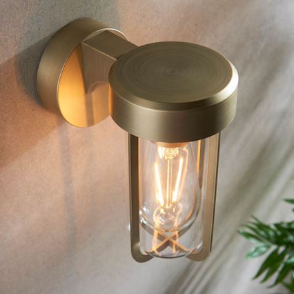 Endon 92855 - Badezimmer-Wandleuchte 1xE27/6W/230V IP44 Messing