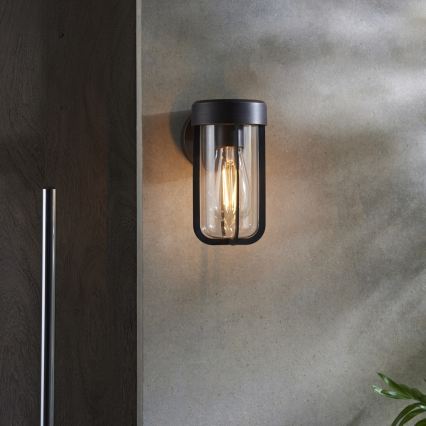 Endon 92857 - Badezimmer-Wandleuchte 1xE27/6W/230V IP44 Bronze/Schwarz