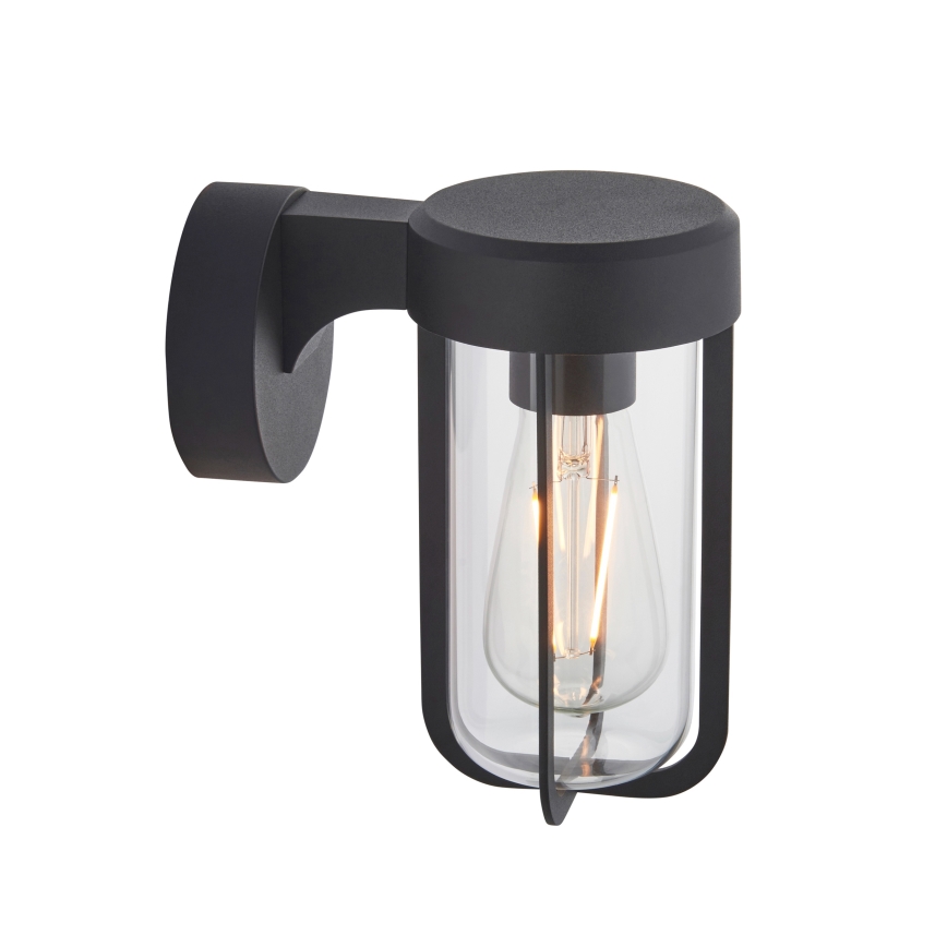 Endon 92859 - Badezimmer-Wandleuchte 1xE27/6W/230V IP44 schwarz