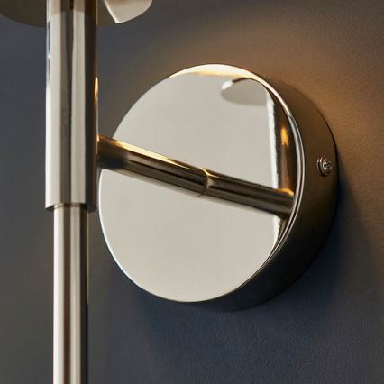 Endon 92949 - Wandleuchte 1xE14/6W/230V weiß/glänzender Chrom