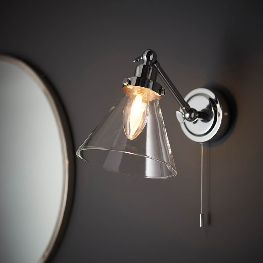 Endon 93853 - Wandstrahler für das Badezimmer FARADAY 1xG9/3W/230V IP44 glänzendes Chrom