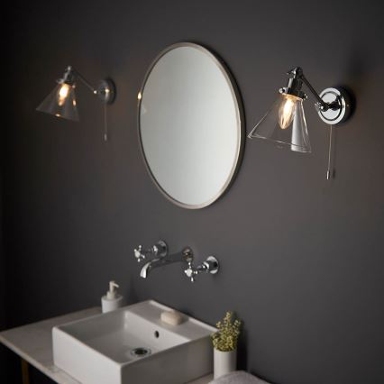 Endon 93853 - Wandstrahler für das Badezimmer FARADAY 1xG9/3W/230V IP44 glänzendes Chrom