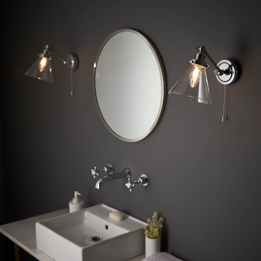 Endon 93853 - Wandstrahler für das Badezimmer FARADAY 1xG9/3W/230V IP44 glänzendes Chrom