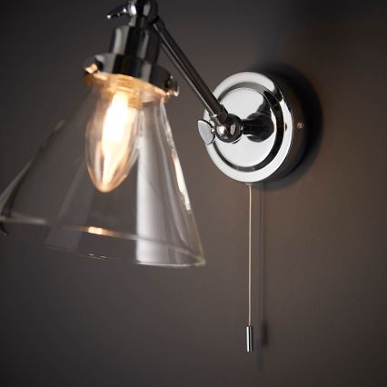 Endon 93853 - Wandstrahler für das Badezimmer FARADAY 1xG9/3W/230V IP44 glänzendes Chrom
