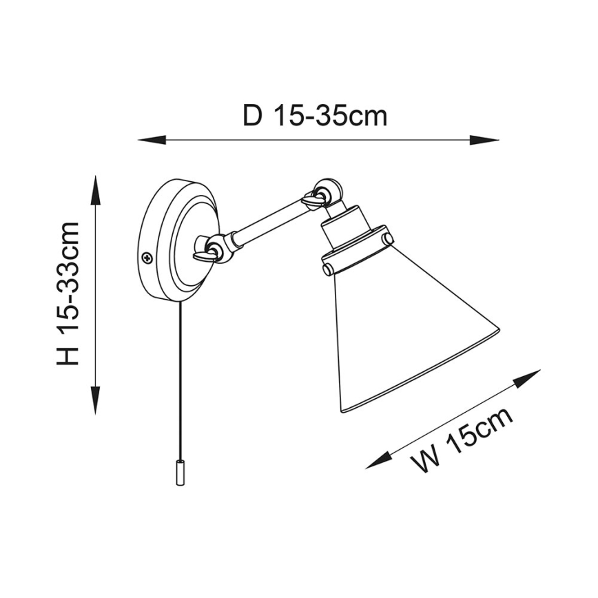 Endon 93853 - Wandstrahler für das Badezimmer FARADAY 1xG9/3W/230V IP44 glänzendes Chrom