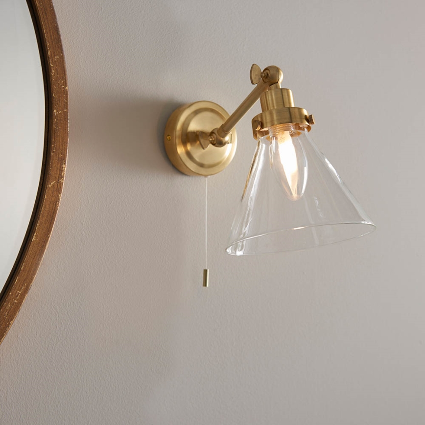 Endon 93854 - Wandstrahler für das Badezimmer FARADAY 1xG9/3W/230V IP44 golden