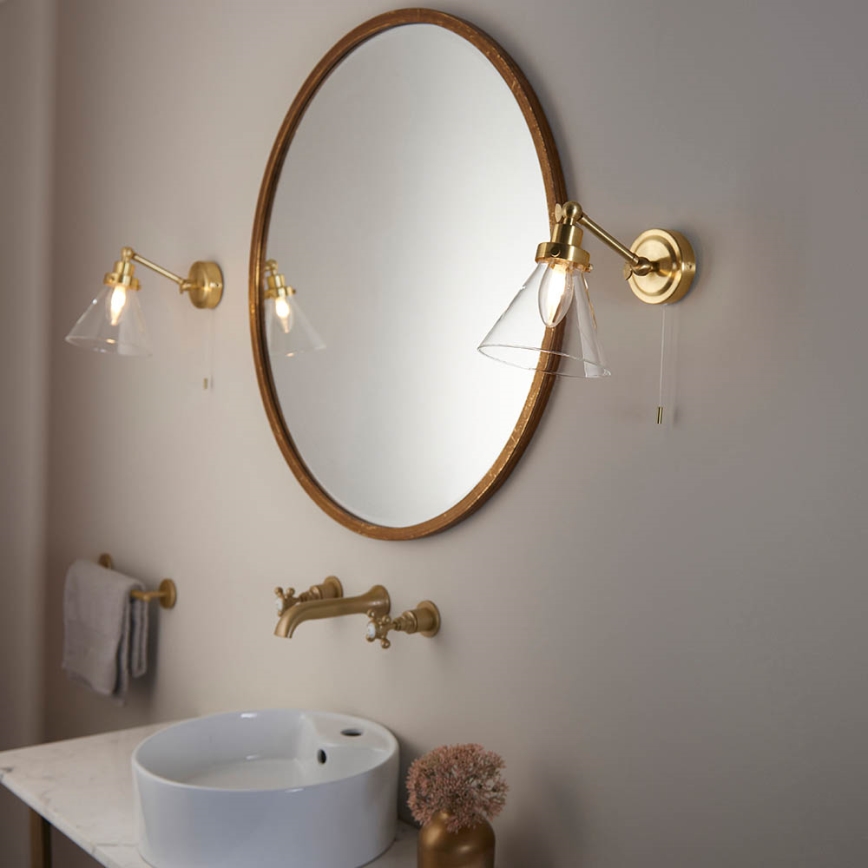 Endon 93854 - Wandstrahler für das Badezimmer FARADAY 1xG9/3W/230V IP44 golden
