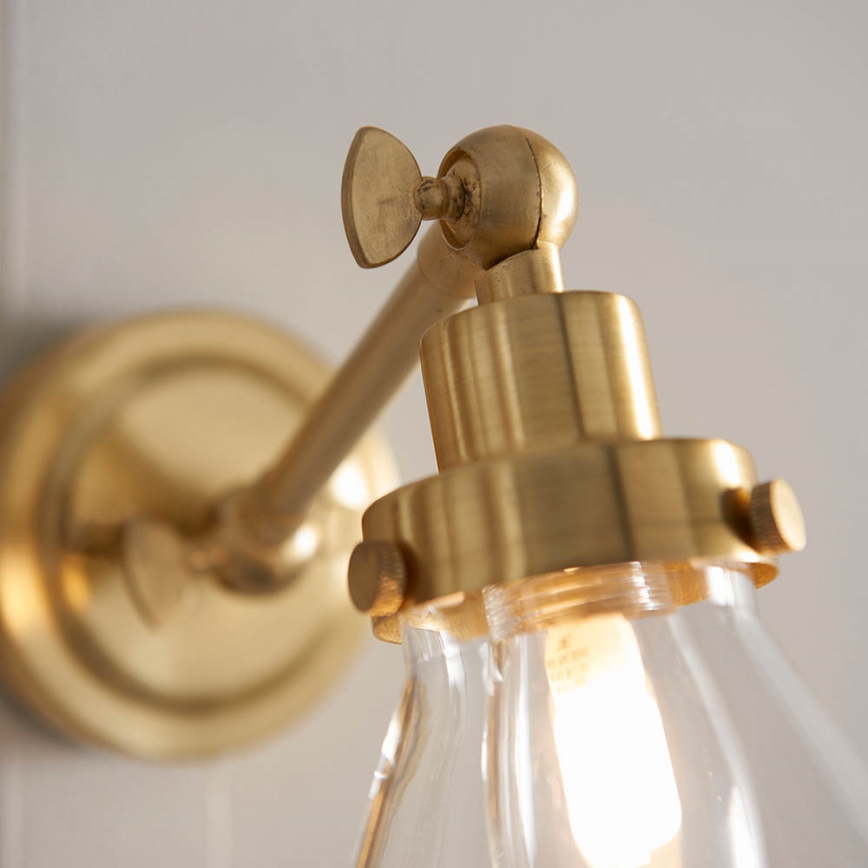 Endon 93854 - Wandstrahler für das Badezimmer FARADAY 1xG9/3W/230V IP44 golden