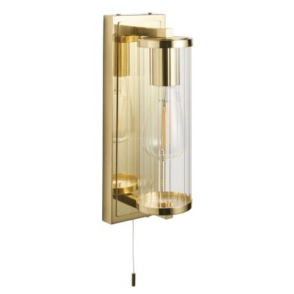 Endon 94075 - Badezimmer-Wandleuchte TAYLOR 1xE27/10W/230V IP44 golden