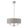 Endon 94377 - Hängeleuchte an Kette HIGHCLERE 3xE14/40W/230V grau/glänzendes Chrom