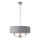 Endon 94394 - Hängeleuchte an Kette HIGHCLERE 3xE14/40W/230V dunkelgrau/glänzendes Chrom