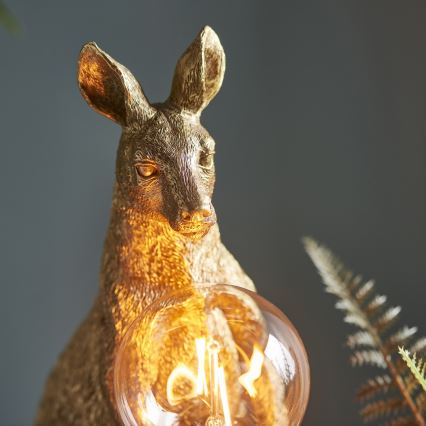 Endon 95075 - Tischlampe KANGAROO 1xE27/10W/230V goldfarben