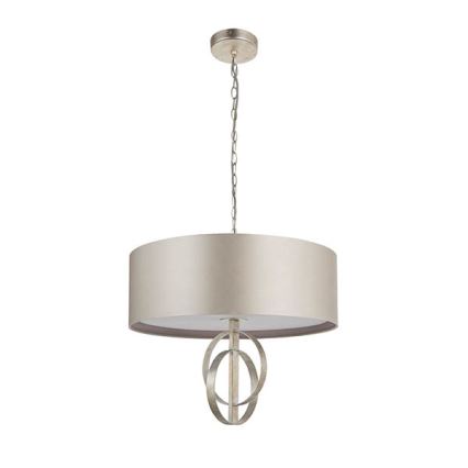 Endon 95216 - Kronleuchter an Kette 3xE27/10W/230V Ø 60 cm grau