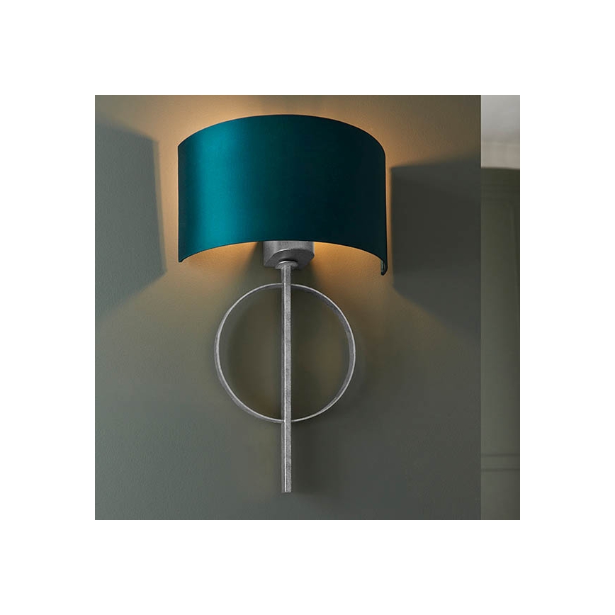 Endon 95222 - Wandleuchte 1xE27/10W/230V blau/grau