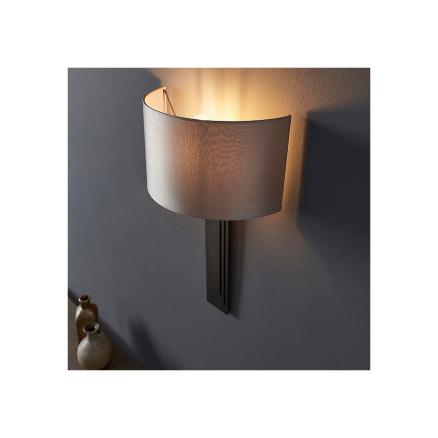 Endon 95271 - Wandleuchte CARLTON 1xE27/10W/230V bronzen