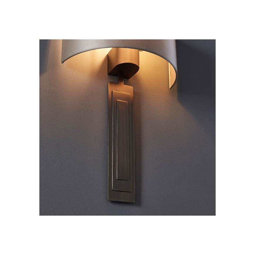 Endon 95271 - Wandleuchte CARLTON 1xE27/10W/230V bronzen