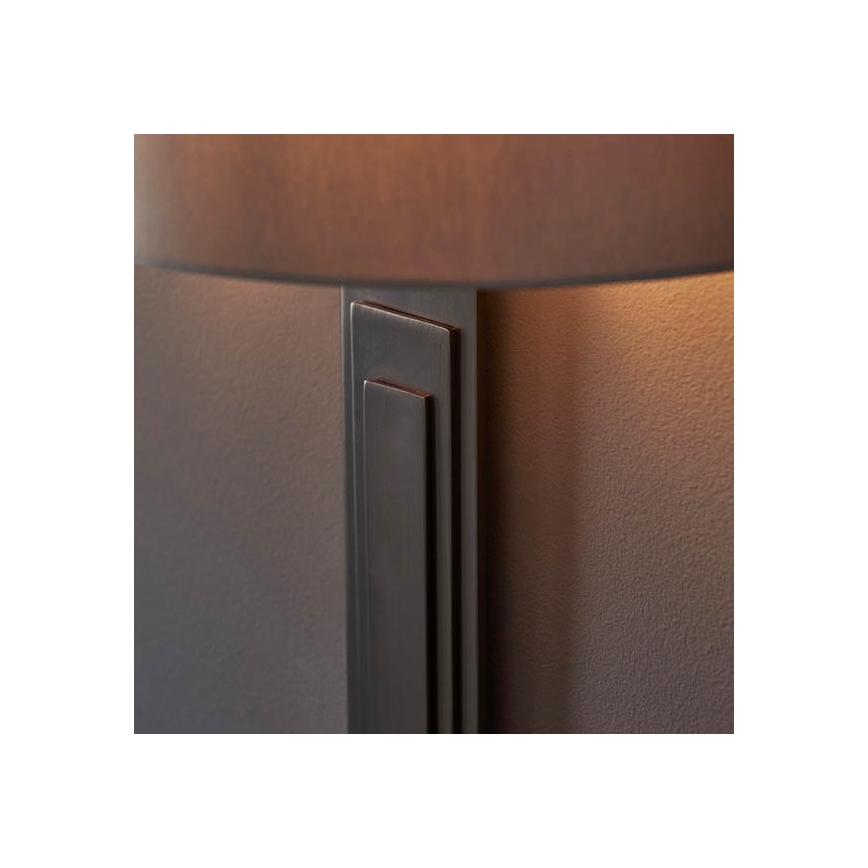 Endon 95271 - Wandleuchte CARLTON 1xE27/10W/230V bronzen