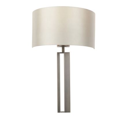 Endon 95449 - Wandleuchte 1xE27/10W/230V beige/mattchrom