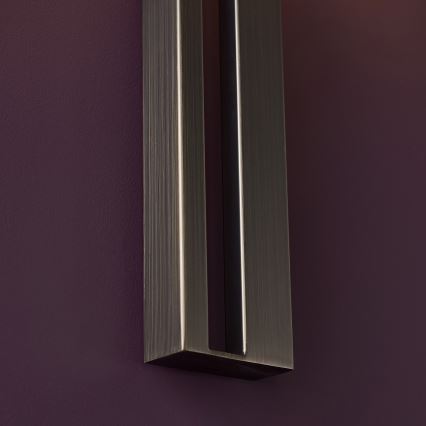 Endon 95449 - Wandleuchte 1xE27/10W/230V beige/mattchrom