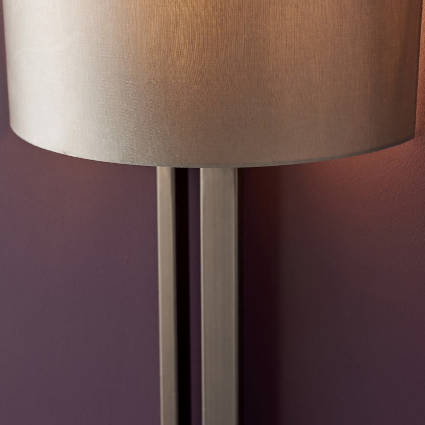 Endon 95449 - Wandleuchte 1xE27/10W/230V beige/mattchrom