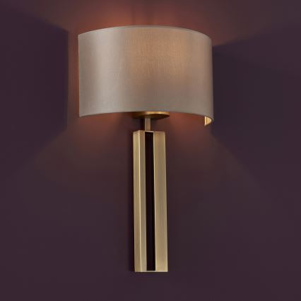 Endon 95452 - Wandleuchte 1xE27/10W/230V beige/gold