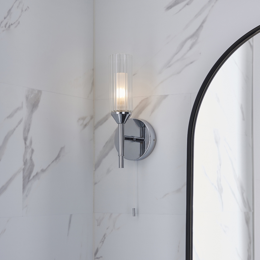 Endon 97171 - Badezimmer-Wandleuchte NATORI 1xG9/3W/230V IP44 glänzendes Chrom