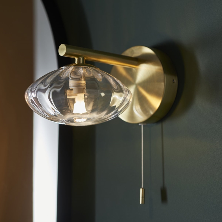 Endon 97182 - Badezimmer-Wandleuchte MOBIAS 1xG9/3W/230V IP44 Messing